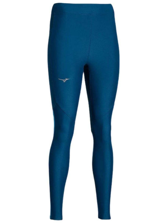 Lauf Damen Gekürzte Leggings Blau