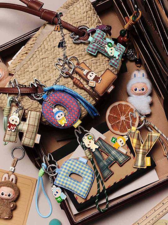 Keychain Pop Mart Monsters Pin Love Series Letter Blind Box A-m 1pc 1 Piece Random Selection