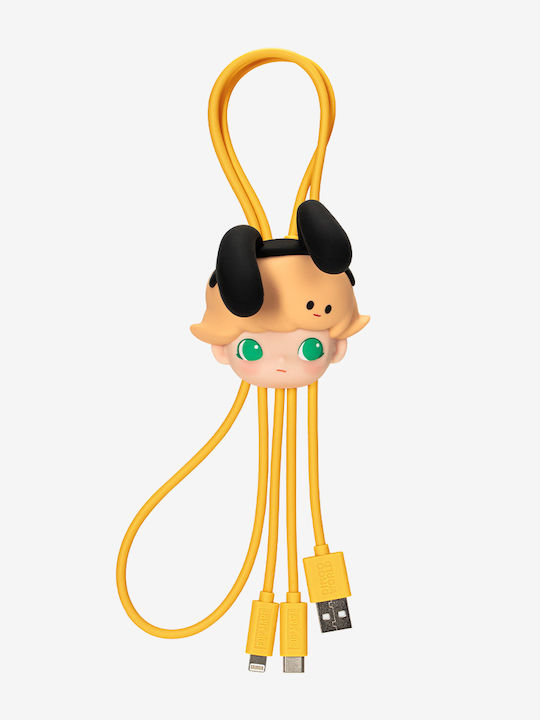 Pop Mart Dimoo World X Disney Series 2 In 1 Cable Blind Box 1pc Random Selection