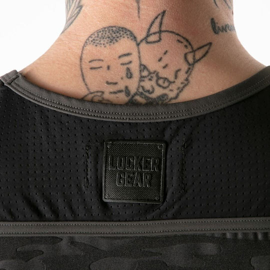 Locker Gear Секси мъжки топ черен