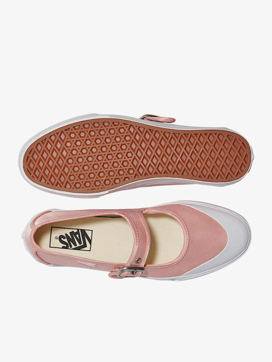 Kids Pumps & Ballerinas with Hook & Loop Closure Fabric Pink