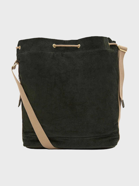 Women's Green Drawstring Bag