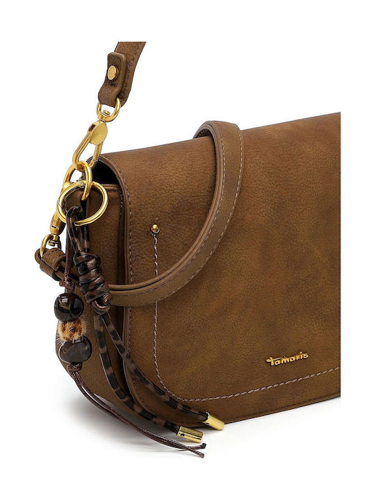 Malou Damenhandtasche Crossbody Schulter Wildleder Braun