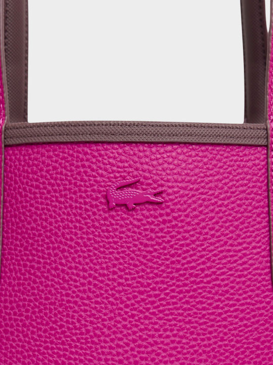 Damen Stoff Tote Tasche Krokodilmuster Braune