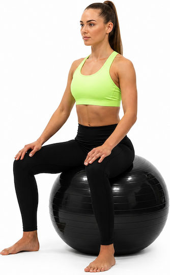 Μπάλα Pilates 1.1kg σε Μαύρο Χρώμα