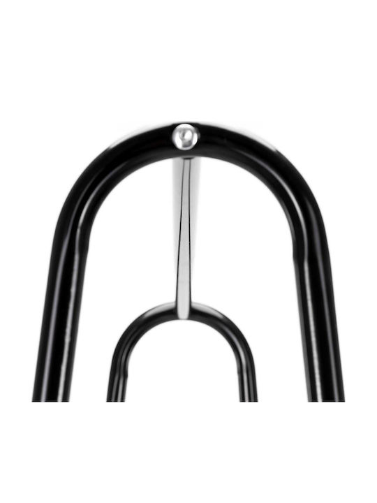 Cuier de podea din metal negru 60x34x150cm