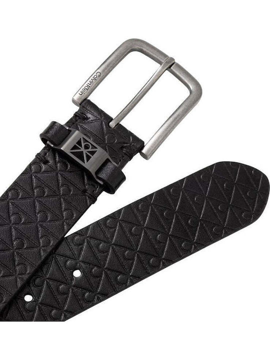 Herren Gürtel Leder Schwarz