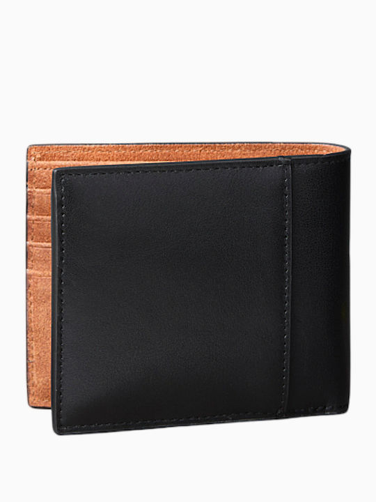Wallet Portofel bărbătesc de piele pentru monede Negru