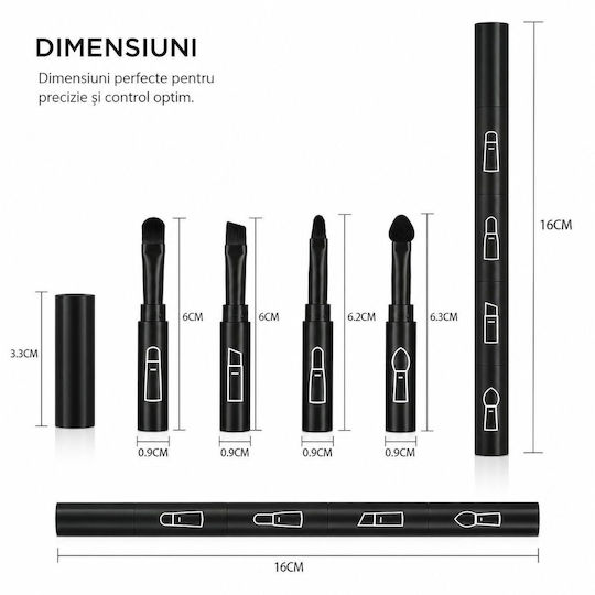 Make-up Pinsel für Lidschatten aus Synthetischer Borste