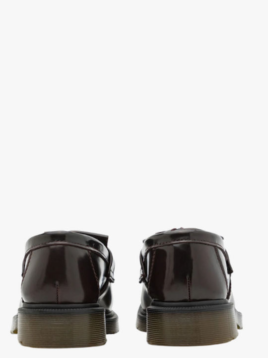Adrian Loafers Dama din Piele în Culoare Roșie