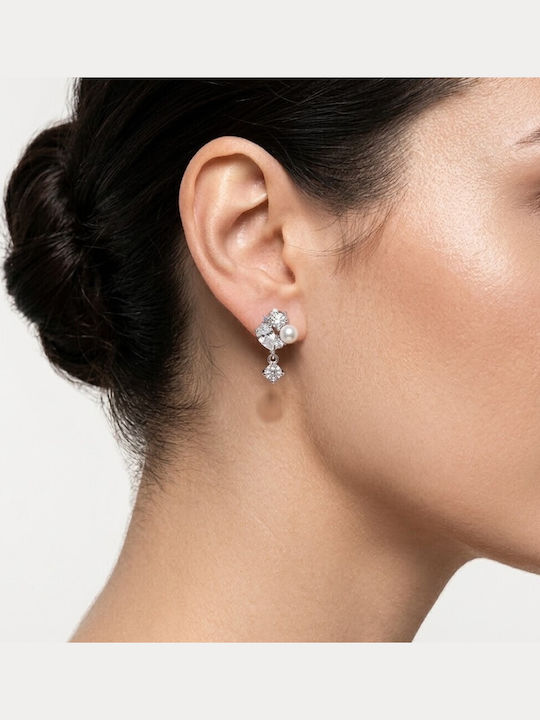 Earrings Platinum Plated Silver 925° Code Shk002291