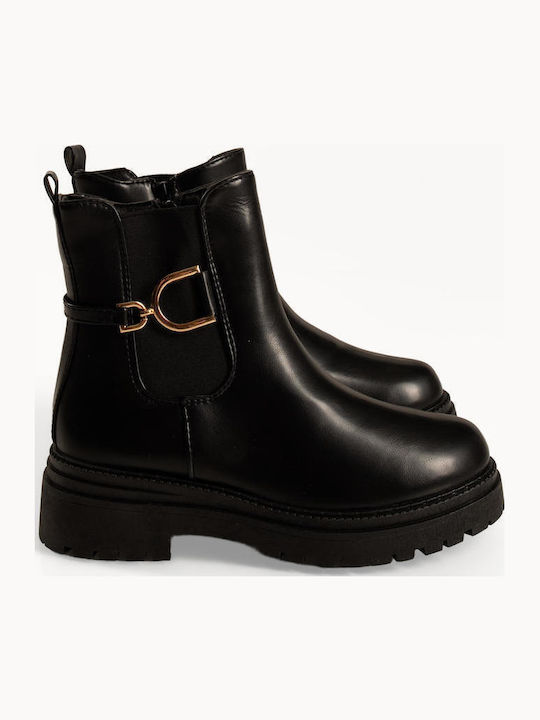 Stiefeletten Damen Schwarz