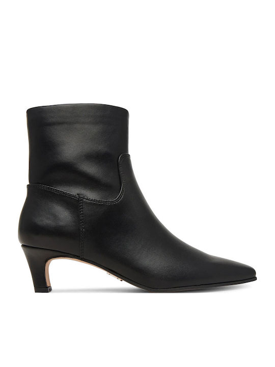 Women's Ankle Boots with Mid Heel Black