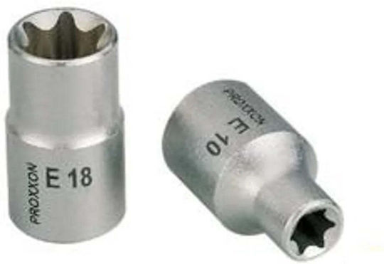 Proxxon Socket Torx with Square Drive 1/4" Size E6