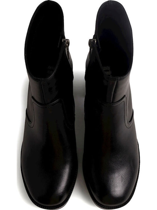 Women's Ankle Boots with Medium Heel Black