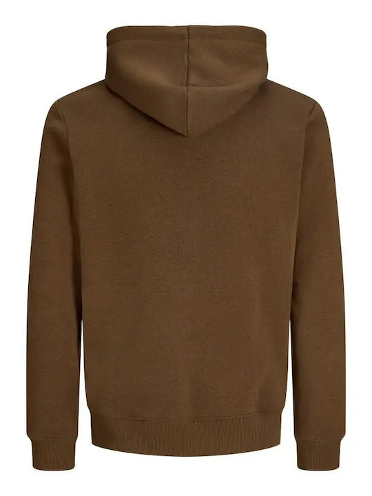 Herren Sweatshirt mit Brauner Kapuze