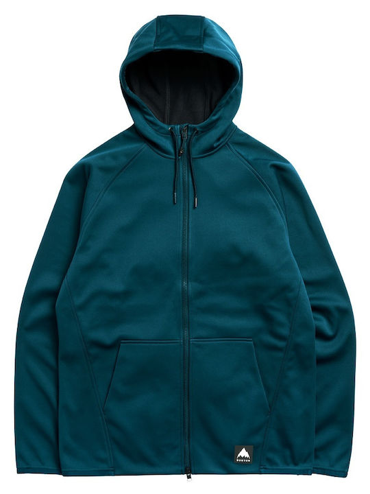 Суитшърт с качулка Atlantic Teal