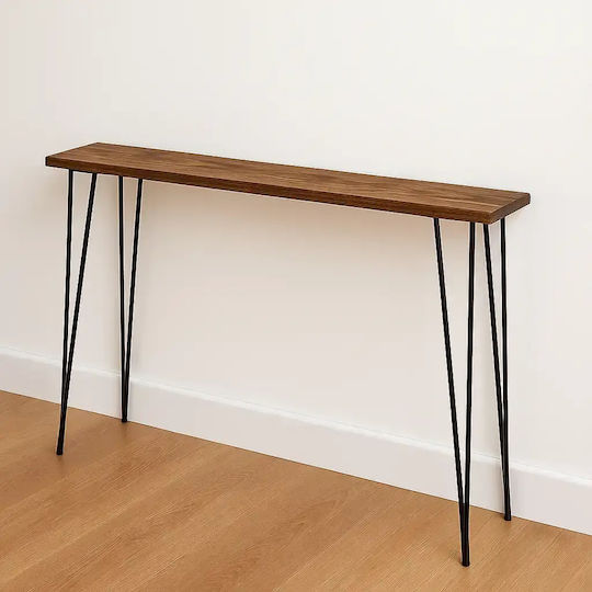 Consolă Metalică Maro L115xP19xÎ85cm