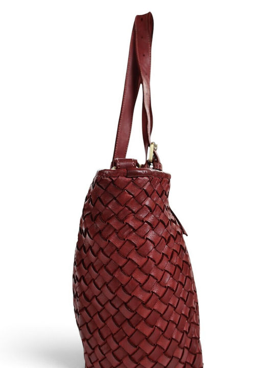 Geantă Dama Shopper Tricotată Roșie
