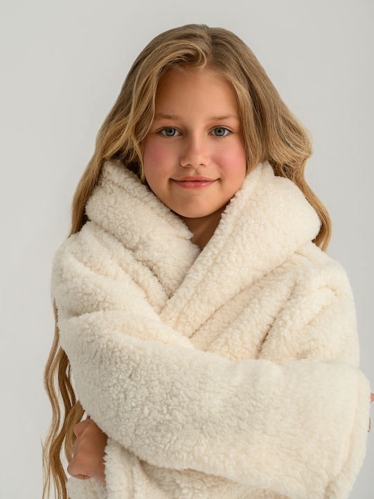 Kids Sports Short Jacket Off White