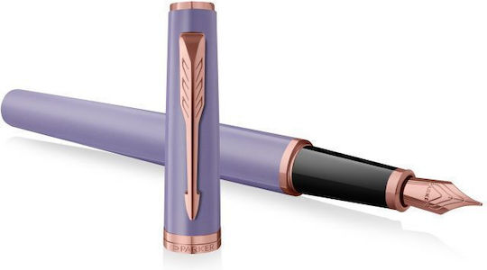 Parker Pgt Fpen Pană de Scris Fine Argintiu cu Cerneală Albastră