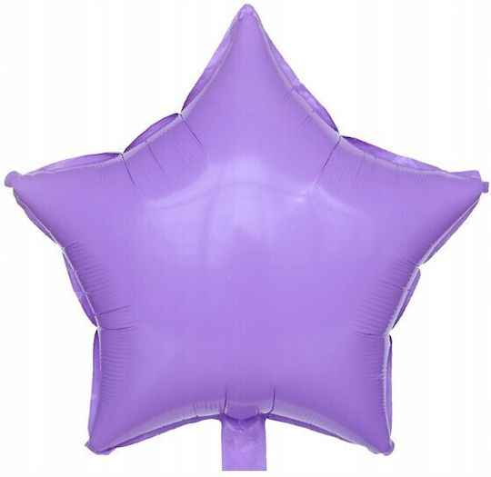 Purple Foil Star Balloon 40cm