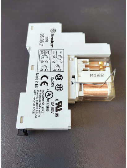 Finder Industrial Relay Lamp 24V 48.12.9.024.5007SMA