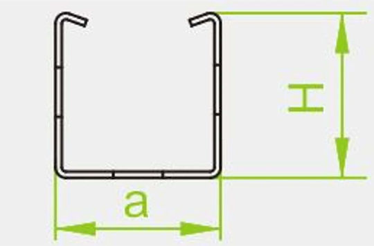 BAKS Plastic Cable Channel