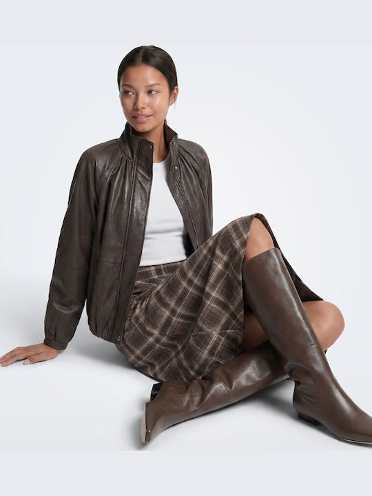 Maxi Checked Black Skirt