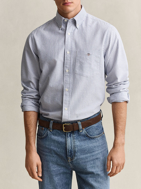 Gant Reg Πουκάμισο Regular Fit Skyblue