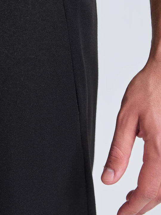Herrenhosen Set Schlank Passform Schwarz