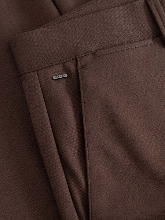 Herrenhose Chino Schlank Passform Braun Slate 12161-Braun