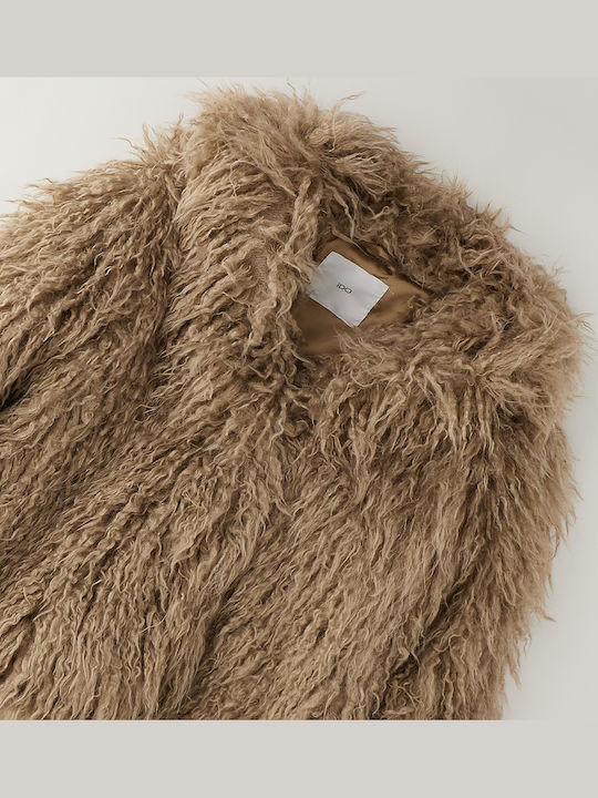 Kids Short Beige Coat