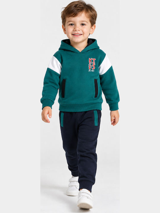 Kids Sweatpants Set With Top Cypress Black