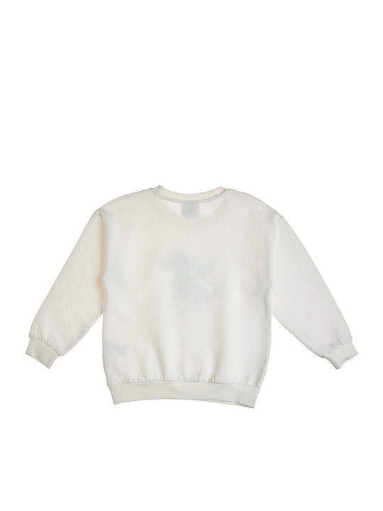 Kids Sweatpants Set With Ecru Top