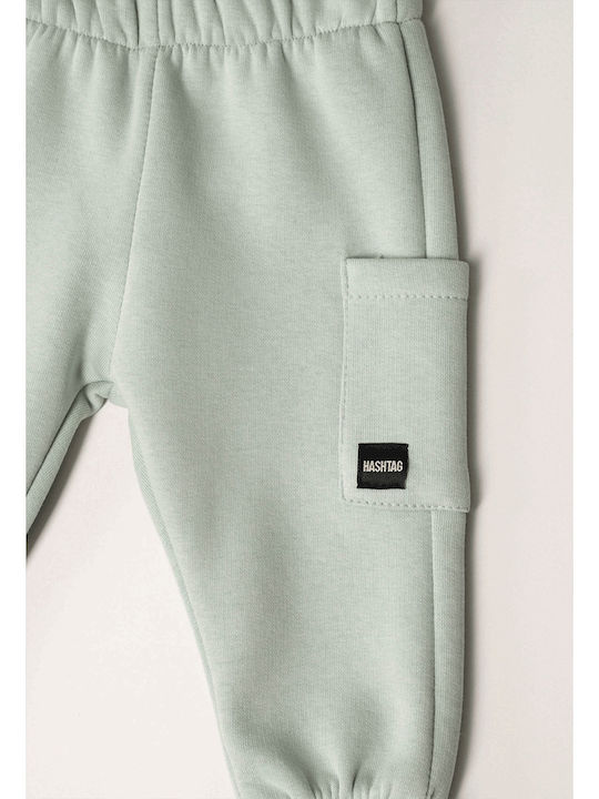 Kids Sweatpants Set With Top Light Blue