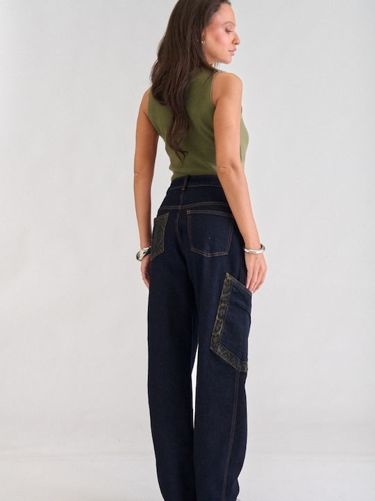 Women's Jean Pants in Balloon Leg Style