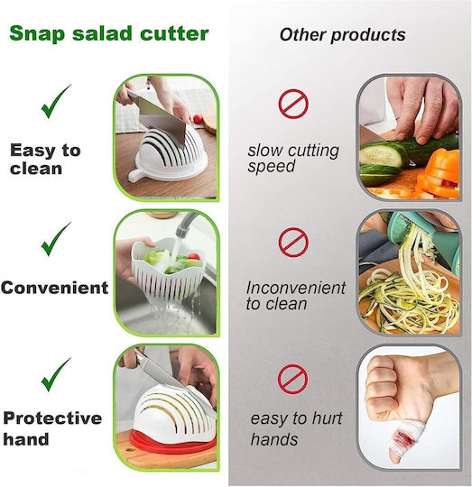 Vegetable Plastic Strainer 21x18.5cm