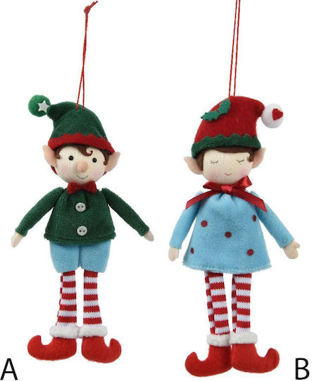 Beauty Home Коледна Фигура Elf Зелена Дължина 8см
