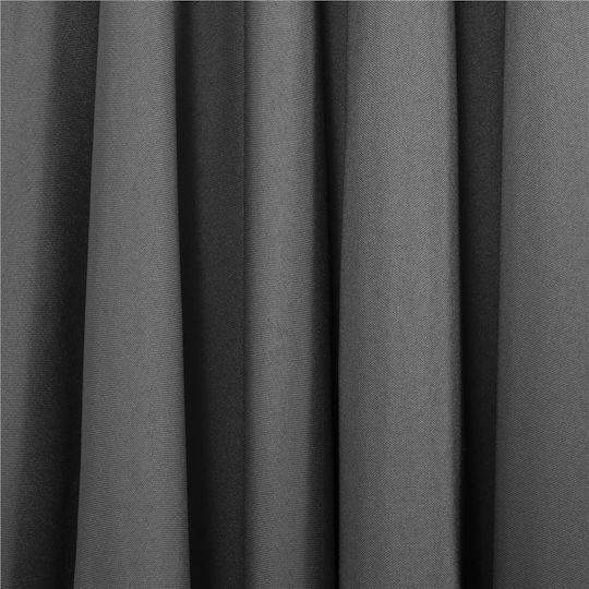 Umbrelă Pătrată Metalică Gri 1.95x1.22m