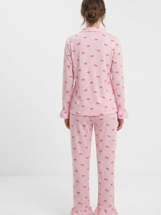 Soccus Set De Pijamale Dama De Iarnă Roz