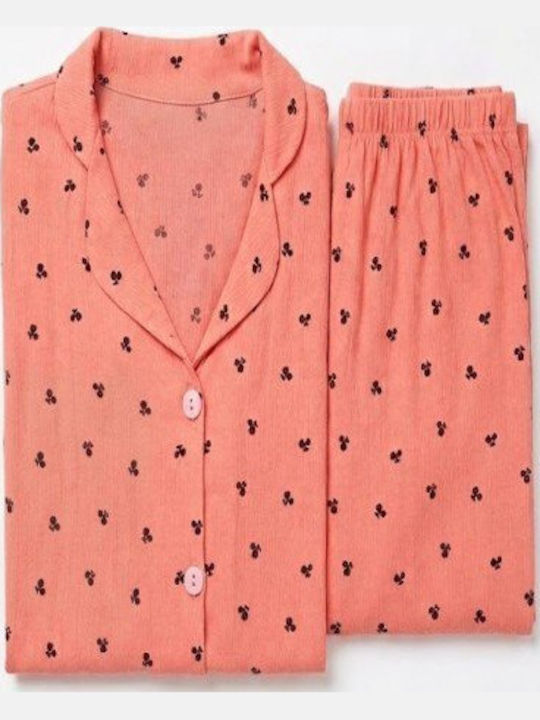 Soccus Set De Pijamale Dama De Iarnă Coral