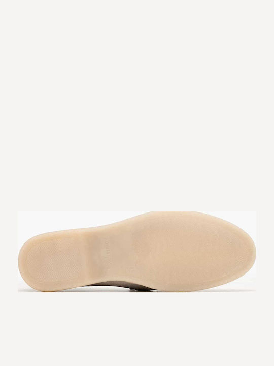 Loafers Dama din Piele în Culoare Gri