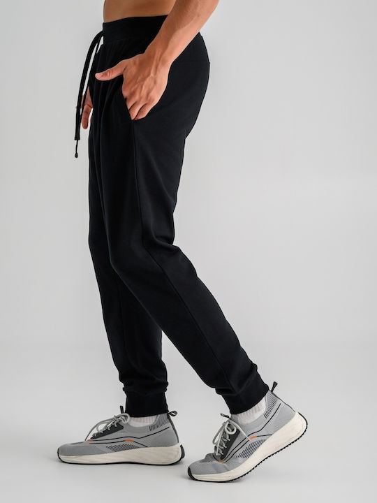 Sweatpants with Elastic Black