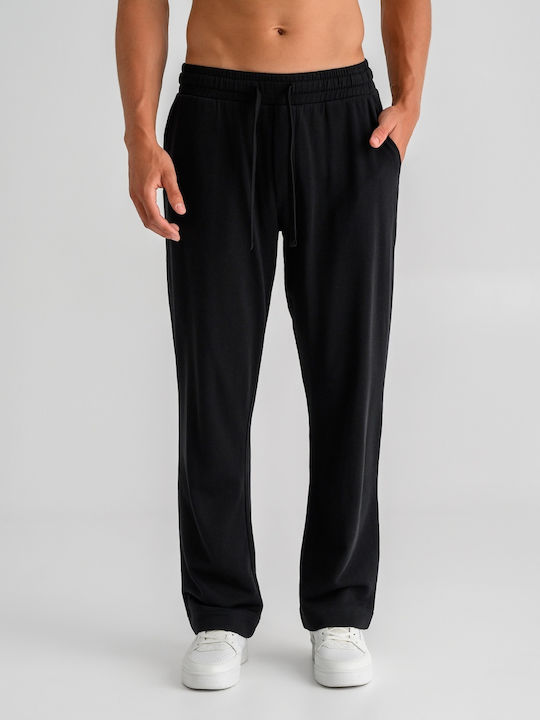 Sweatpants with Elastic Black