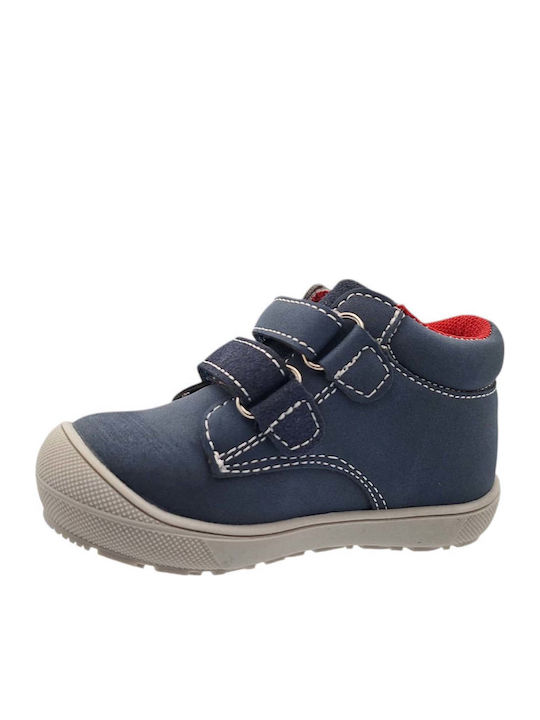 Ghete Anatomice Din Piele Pentru Copii Cu Închidere Hoop & Loop Kaki