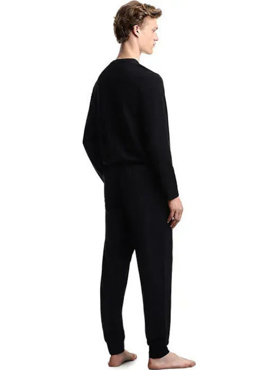 Emporio Armani Emporio Armani Herrenpyjama Winter Schwarz