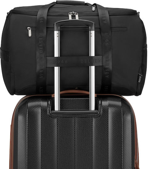 Delsey Sack Voyage 53L Black Fabric L52xW30.5xH34cm
