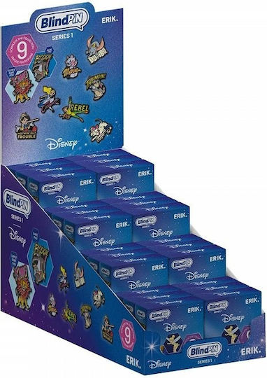 Erik Stand 24 Collectible Badges Mystery Box Disney Classics