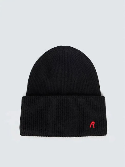 Beanie Men's Knitted Beanie in Black